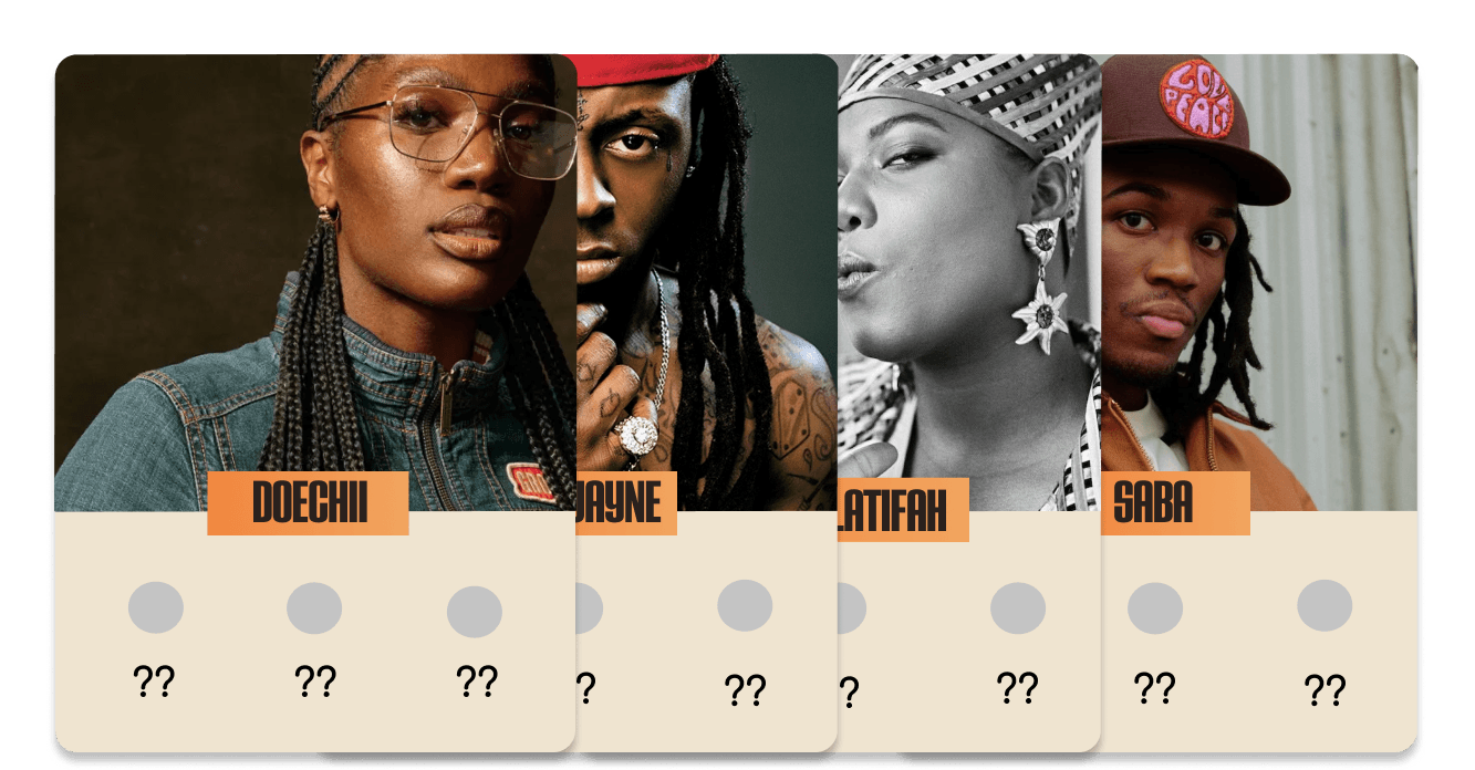 rapper cards